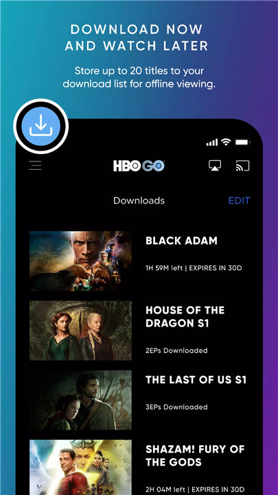 HBO GO screenshot