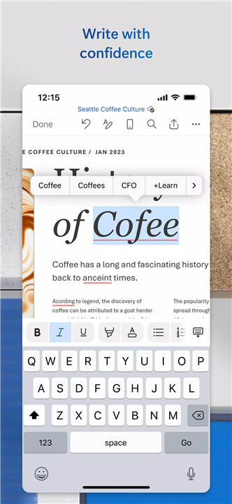 Microsoft Word screenshot