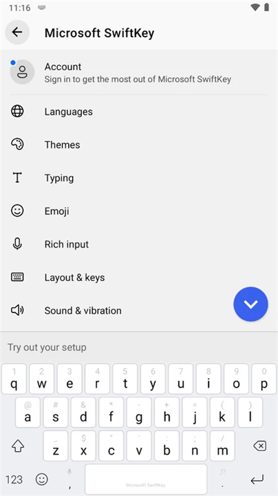 SwiftKey Keyboard screenshot