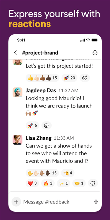 Slack screenshot