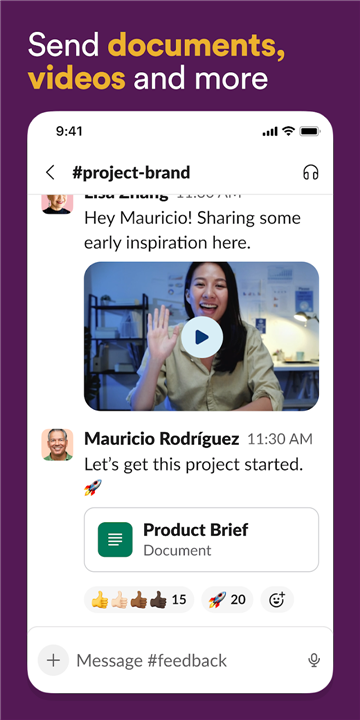 Slack screenshot