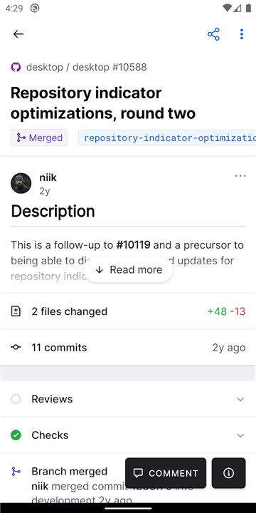 GitHub screenshot