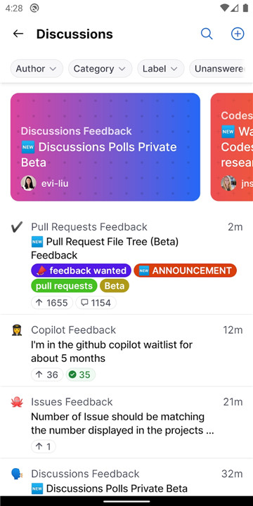 GitHub screenshot