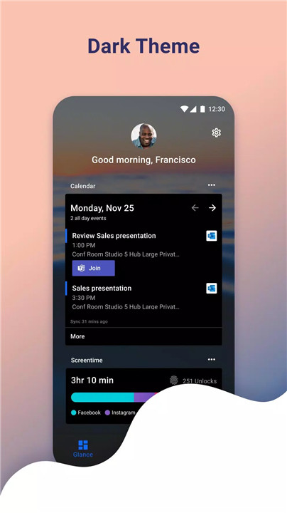 Microsoft Launcher screenshot