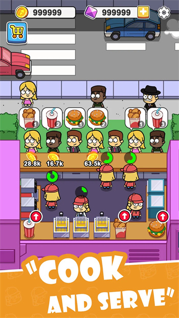 Idle Food Bar: Food Truck screenshot