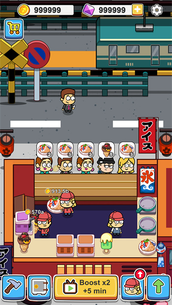 Idle Food Bar: Food Truck screenshot