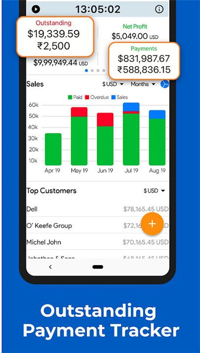 Bill and Invoice Maker by Moon screenshot