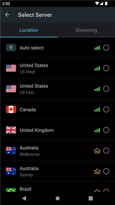 Secure VPN screenshot