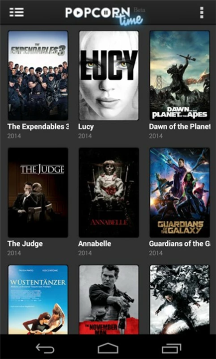 Popcorn Time screenshot