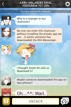 Mystic Messenger screenshot