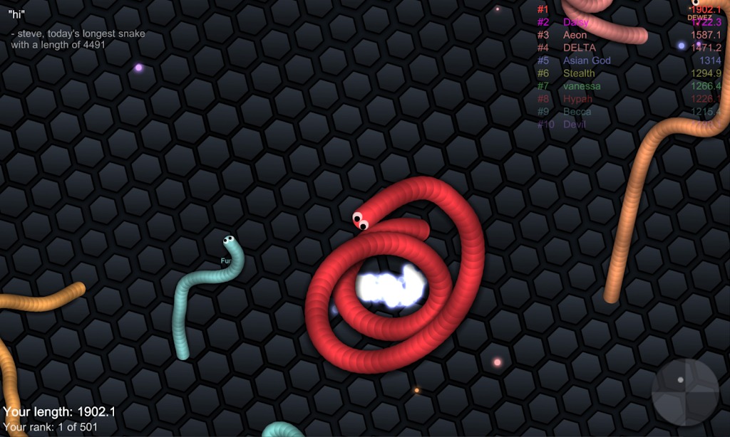 Slither.io screenshot