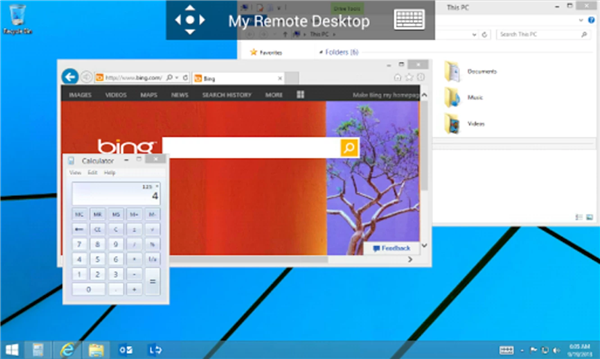 Microsoft Remote Desktop screenshot