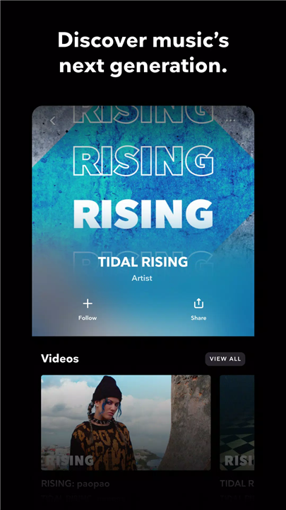 TIDAL screenshot