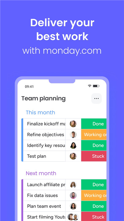 monday.com screenshot