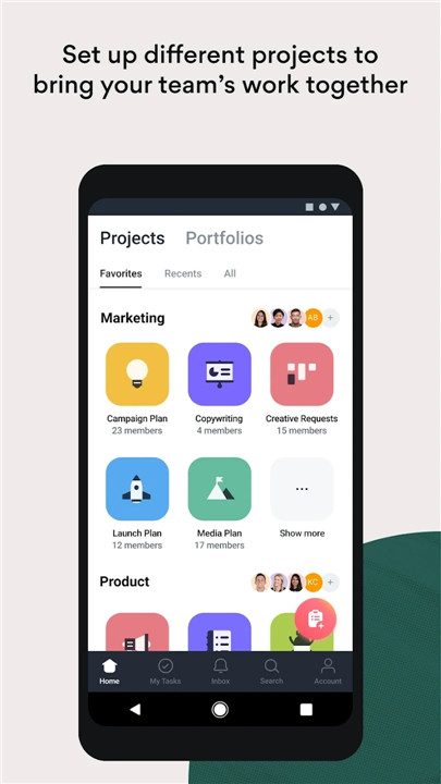 Asana screenshot