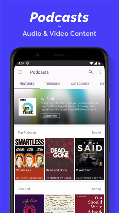 Podcast Player screenshot