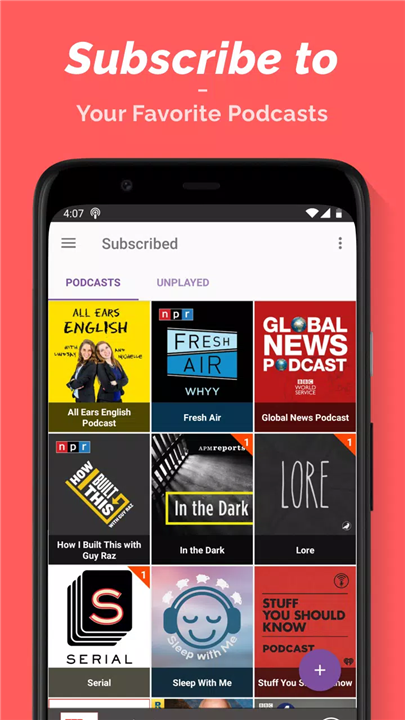 Podcast Player screenshot