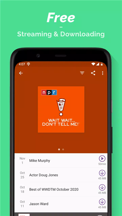 Podcast Player screenshot