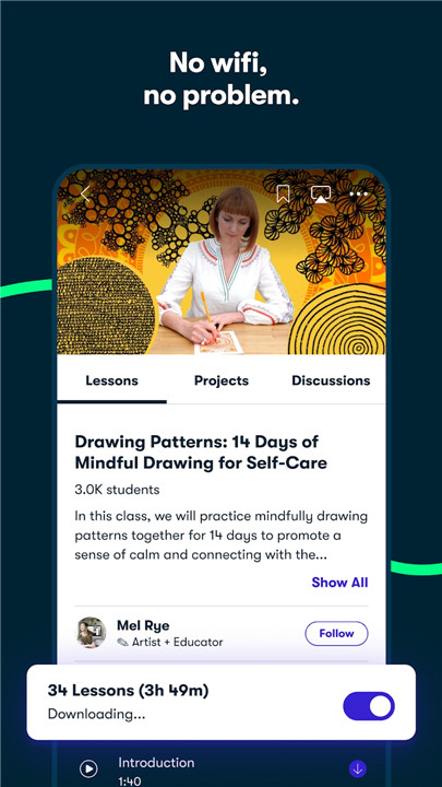 Skillshare: Online Classes App screenshot