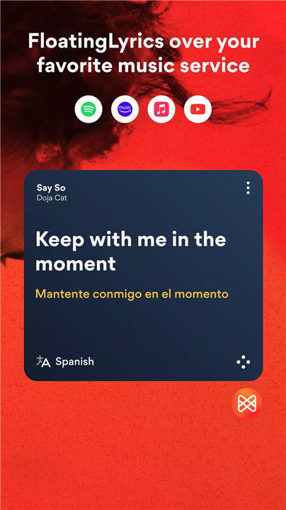 Musixmatch screenshot