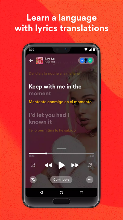 Musixmatch screenshot