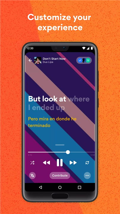 Musixmatch screenshot