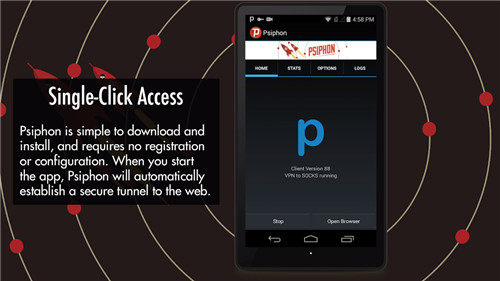 Psiphon screenshot