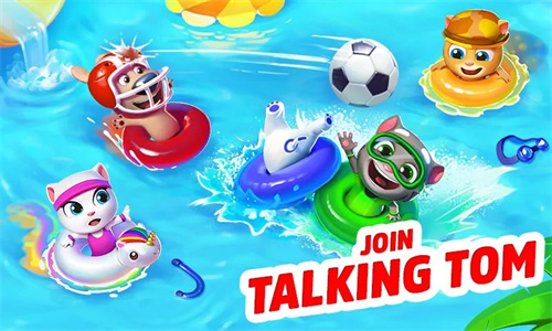 Talking Tom pool screenshot