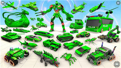 Bus Robot Car War – Robot Game screenshot