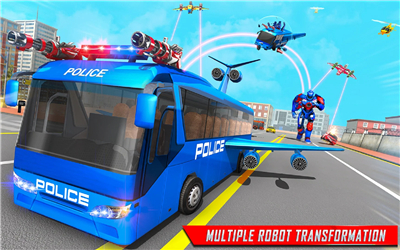 Bus Robot Car War – Robot Game screenshot