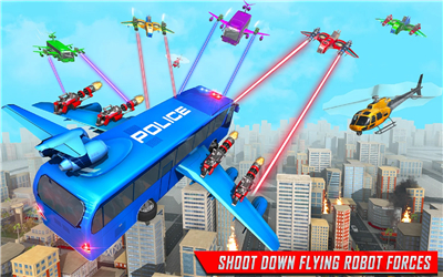 Bus Robot Car War – Robot Game screenshot