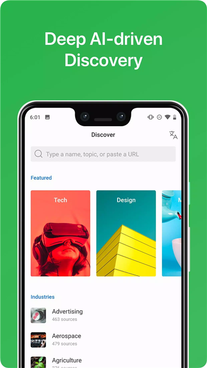 Feedly screenshot