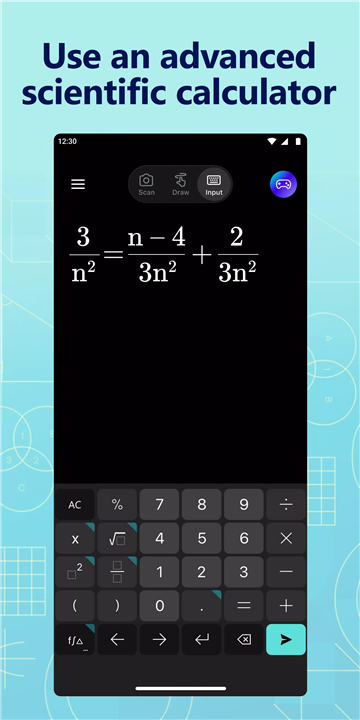 Microsoft Math Solver screenshot