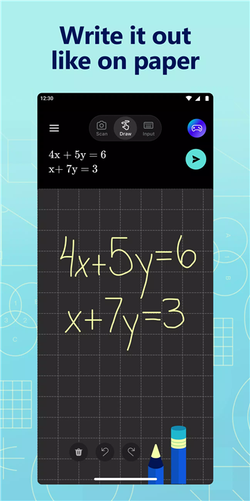 Microsoft Math Solver screenshot