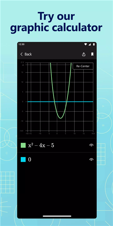 Microsoft Math Solver screenshot