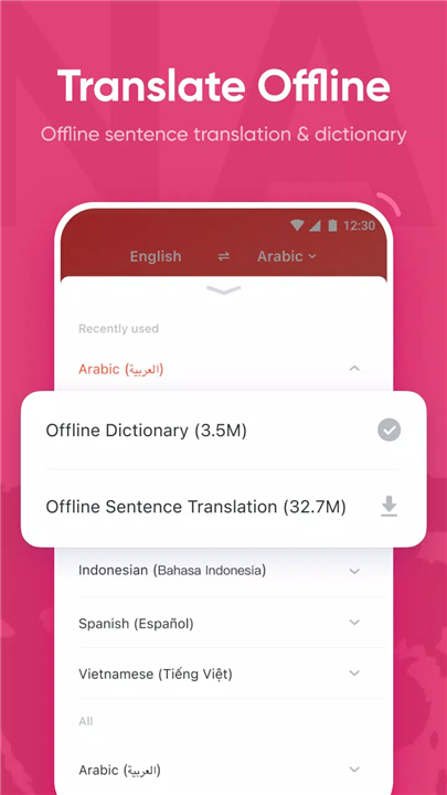 U Dictionary Translator screenshot