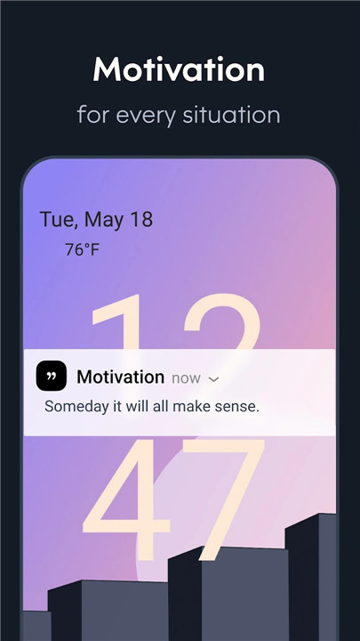 Motivation screenshot