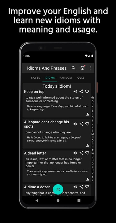 Idioms And Phrases - English screenshot
