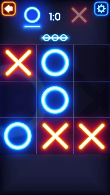 Tic Tac Toe Glow: 2 Players screenshot