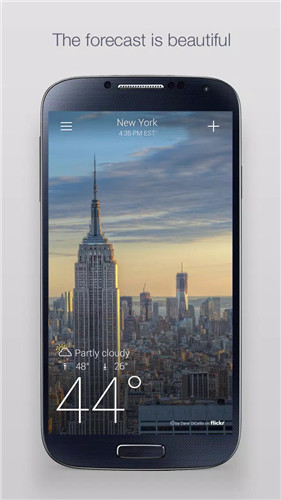 Yahoo Weather screenshot