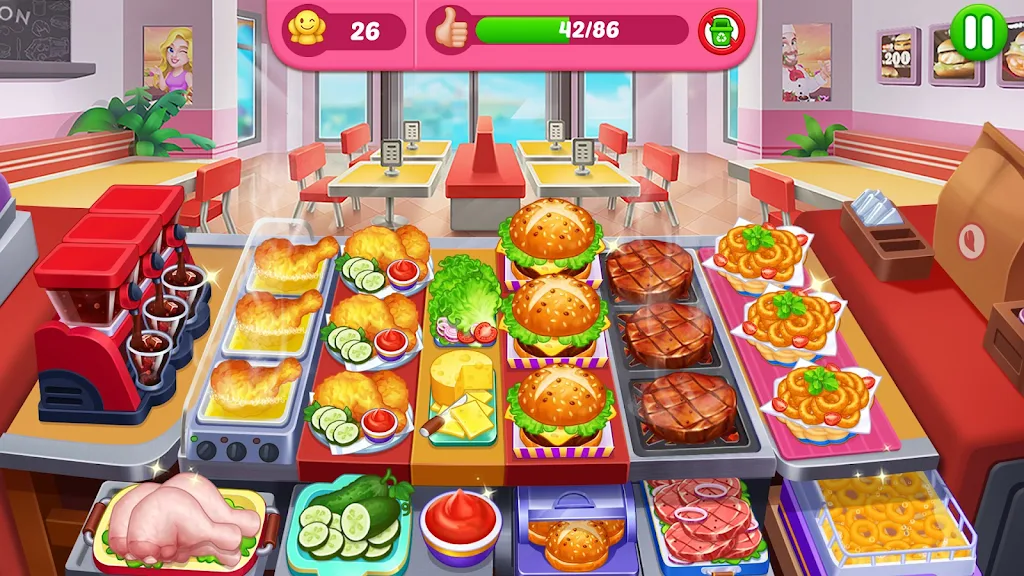 Crazy Cooking Diner Chef Game