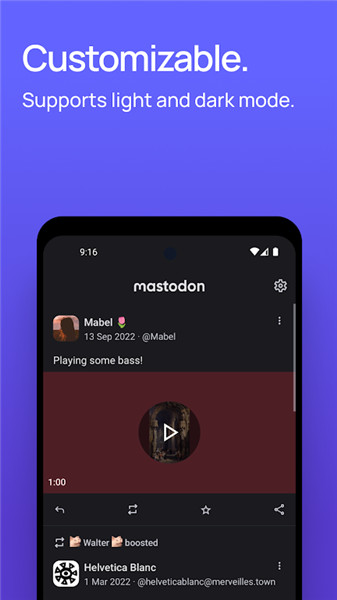 Mastodon screenshot