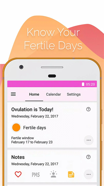 Period and Ovulation Tracker screenshot