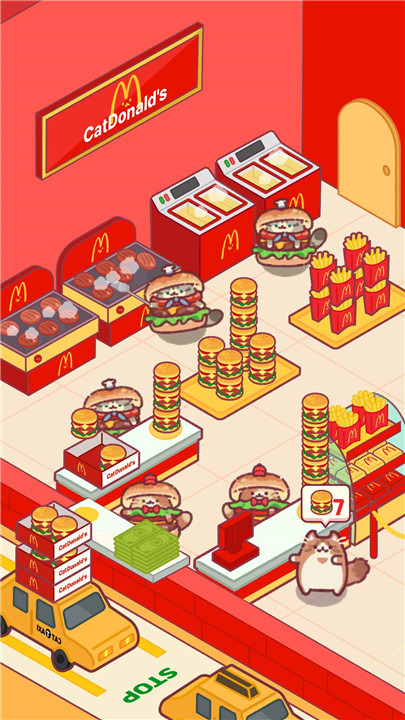 Cat Snack Bar: Food Idle Games screenshot