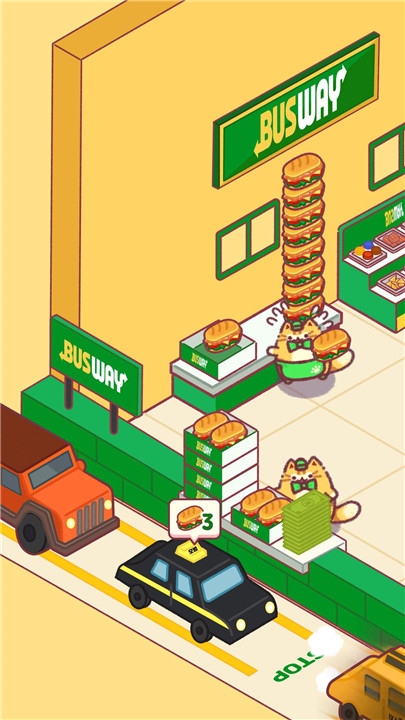 Cat Snack Bar: Food Idle Games screenshot