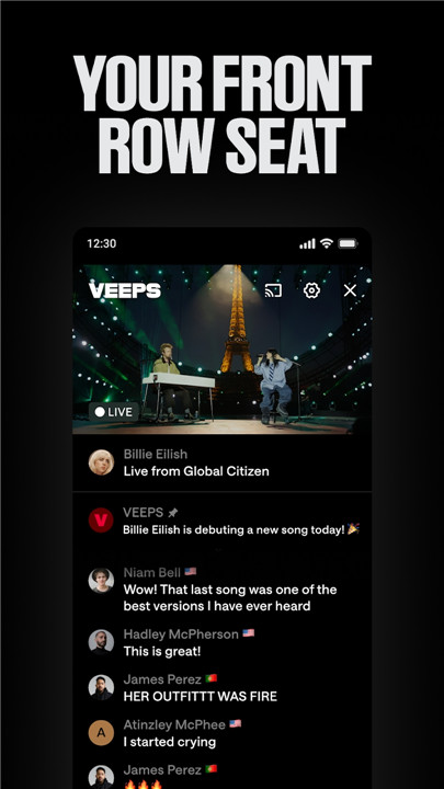 Veeps screenshot