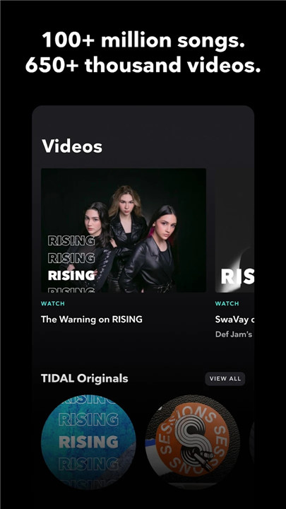 TIDAL Music screenshot