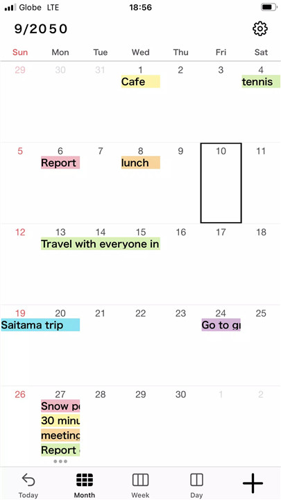 N Calendar screenshot