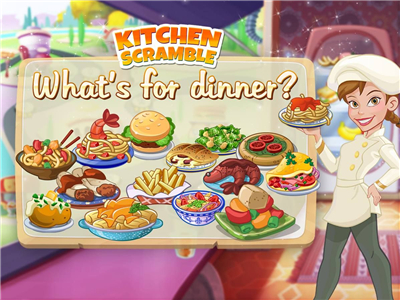 Kitchen Scramble Cooking Game