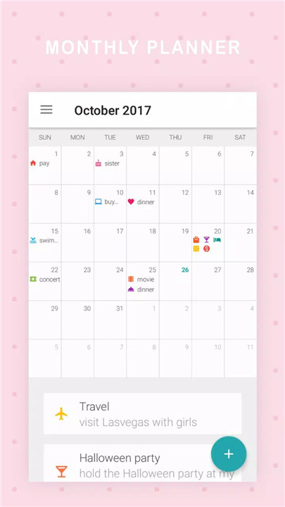 Dreamie Planner screenshot